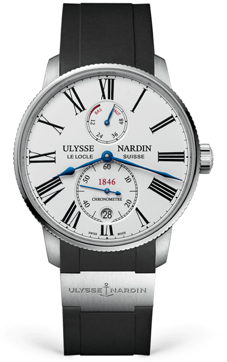 Ulysse Nardin Marine Torpilleur Chronometer 42mm Black Rubber Men's Watch photo 1