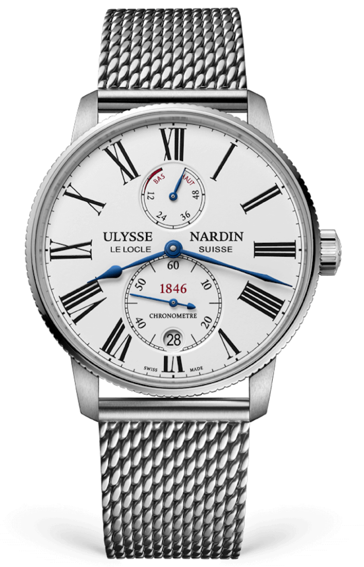 Ulysse Nardin Marine Torpilleur Chronometer 42mm Mesh Steel Men’s Watch photo 1