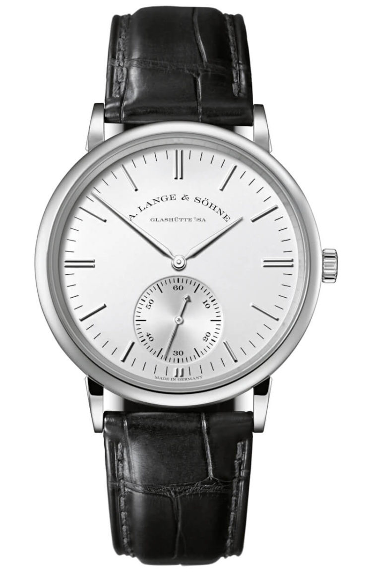 A. Lange & Sohne Saxonia Automatic White Gold Argente Men's Watch photo 1