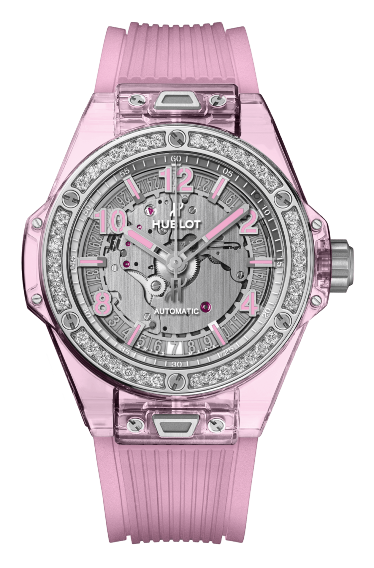 Hublot Big Bang One Click Pink Sapphire Diamonds Limited Edition Watch photo 1