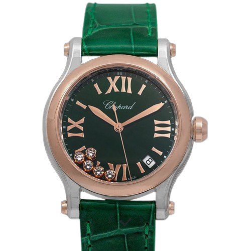 Chopard Happy Sport Green 36mm Quartz Ladies Watch