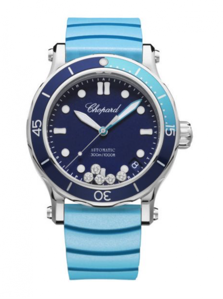 Chopard Happy Ocean 40mm Blue Automatic Ladies Watch photo 1