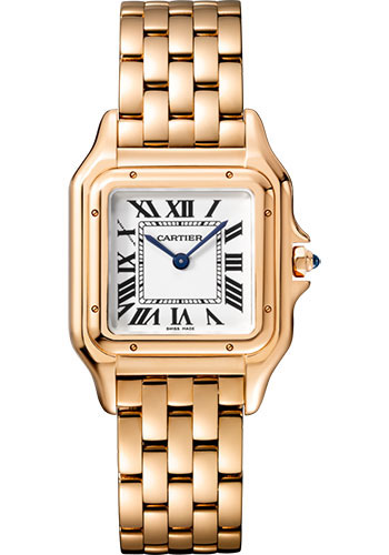 cartier panthere gold ladies watch
