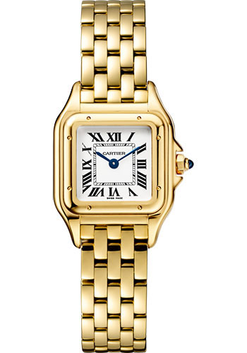 cartier full gold watch