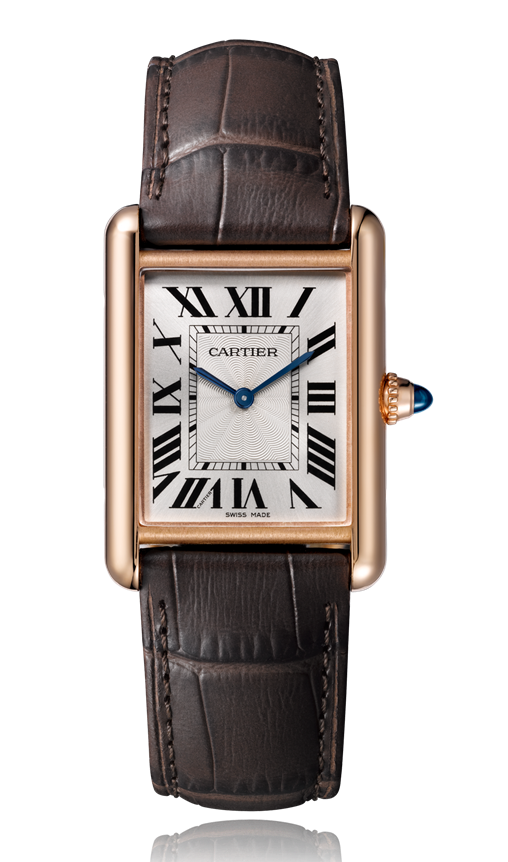 Cartier Men's Tank Louis Rose Gold Manual Watch (W1560002) | Rose/Red/Pink Gold | 30 mm x 30 mm | Certified Pre-owned | Tourneau