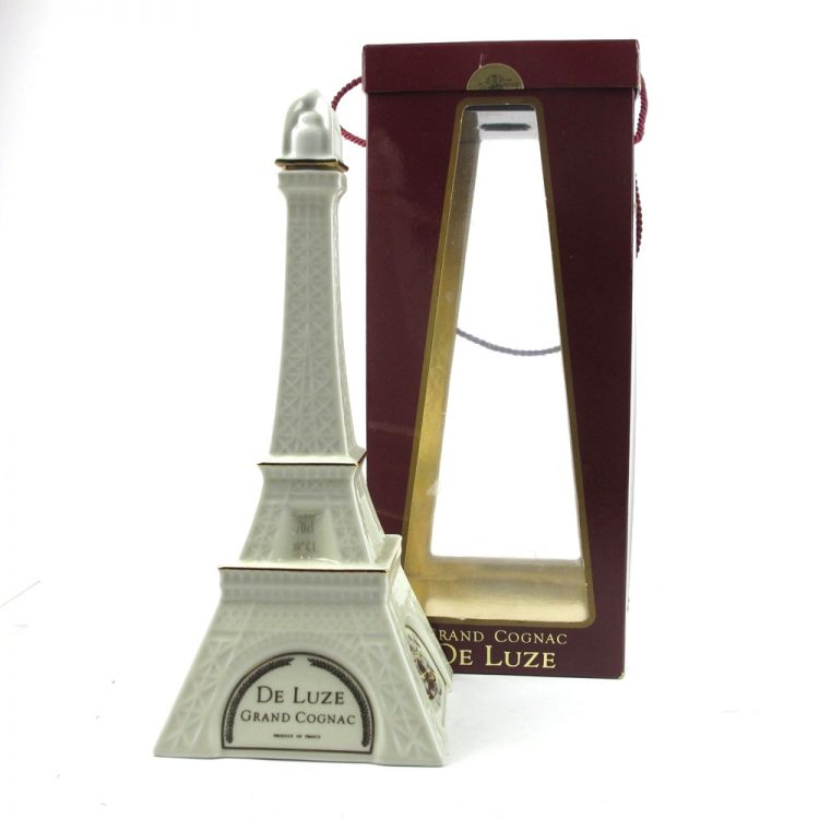 De Luze White Limoges Eiffel Tower Cognac photo 1