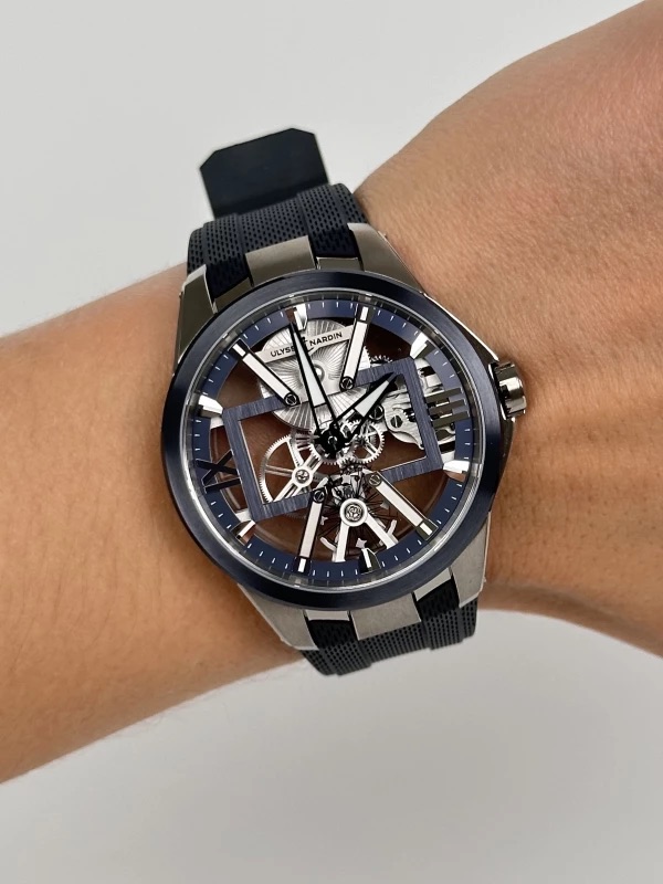Ulysse Nardin Blast Skeleton X 42mm Titanium Blue Rubber Men’s Watch