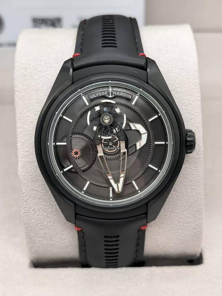 Ulysse Nardin Freak X 43mm Titanium Black Veal Leather Men's Watch