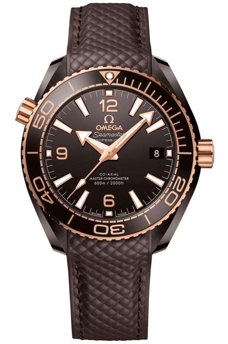 Omega Seamaster Planet Ocean 600M Co-Axial Master Chronometer 39.5mm Brown Ceramic Men's Watch photo 1
