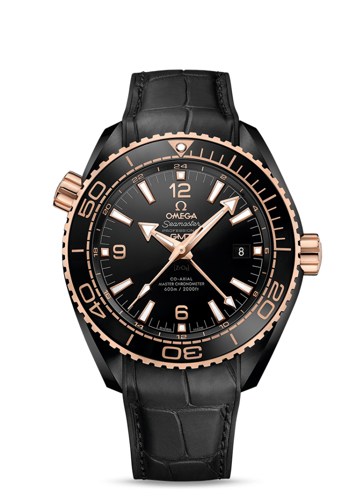 Omega Seamaster Planet Ocean 600M Deep Black Co-Axial Master Chronometer GMT Men's Watch photo 1