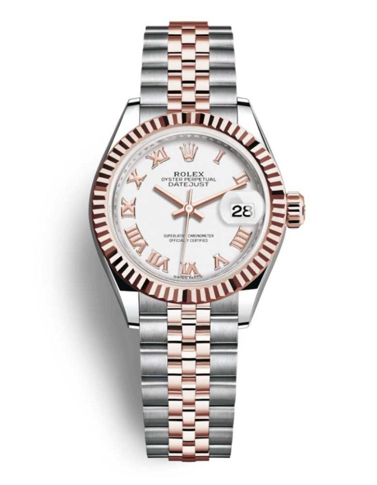 Rolex Datejust Rose Gold Steel 28mm Watch photo 1