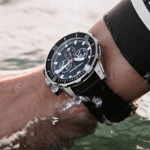 Ulysse Nardin Diver Chronograph 44mm Titanium Black Rubber Men's Watch