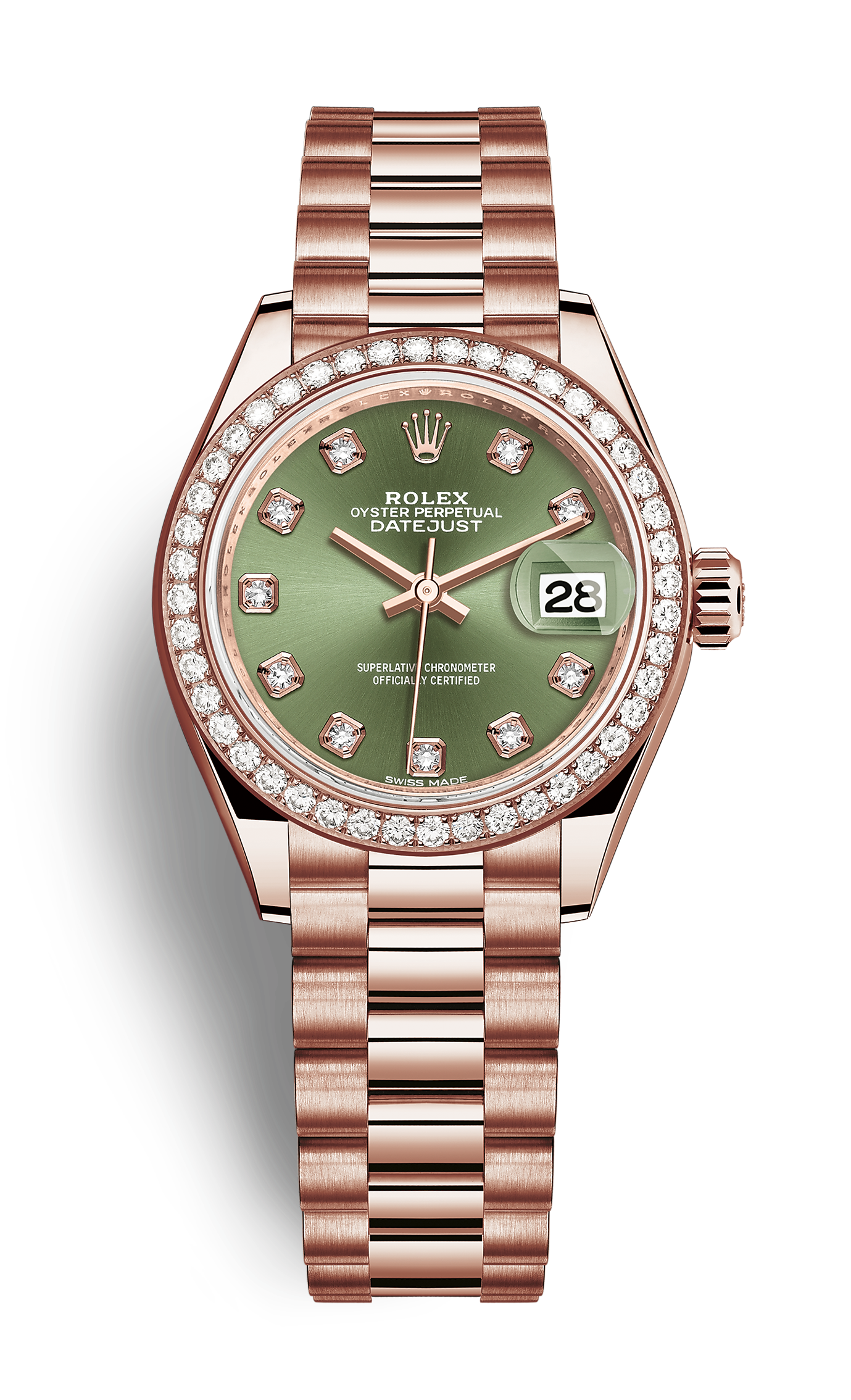 rolex oyster perpetual datejust rose