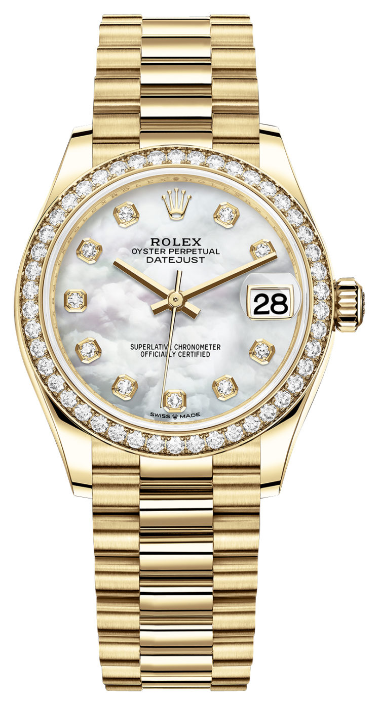 Rolex Datejust Yellow Gold & Diamond Watch photo 1