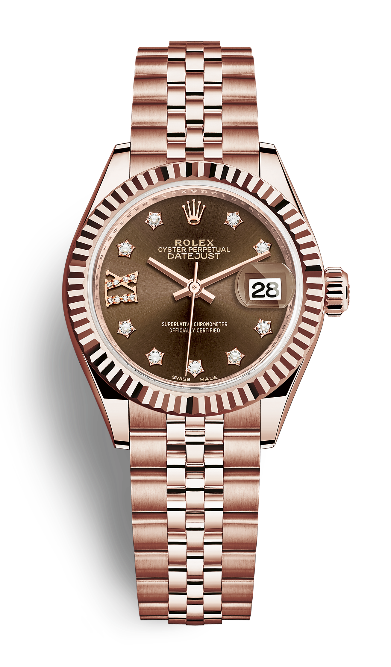 rolex oyster perpetual datejust rose gold price