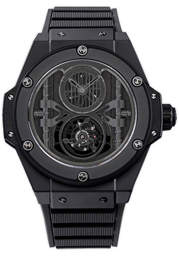 hublot king power all black