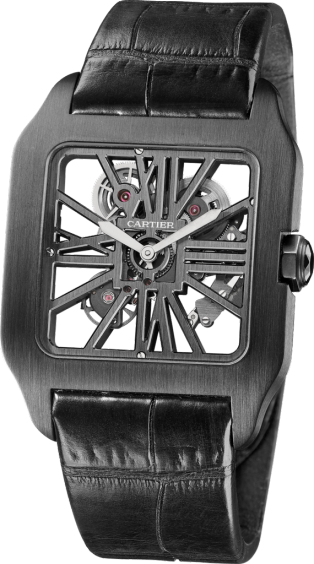 santos dumont skeleton watch