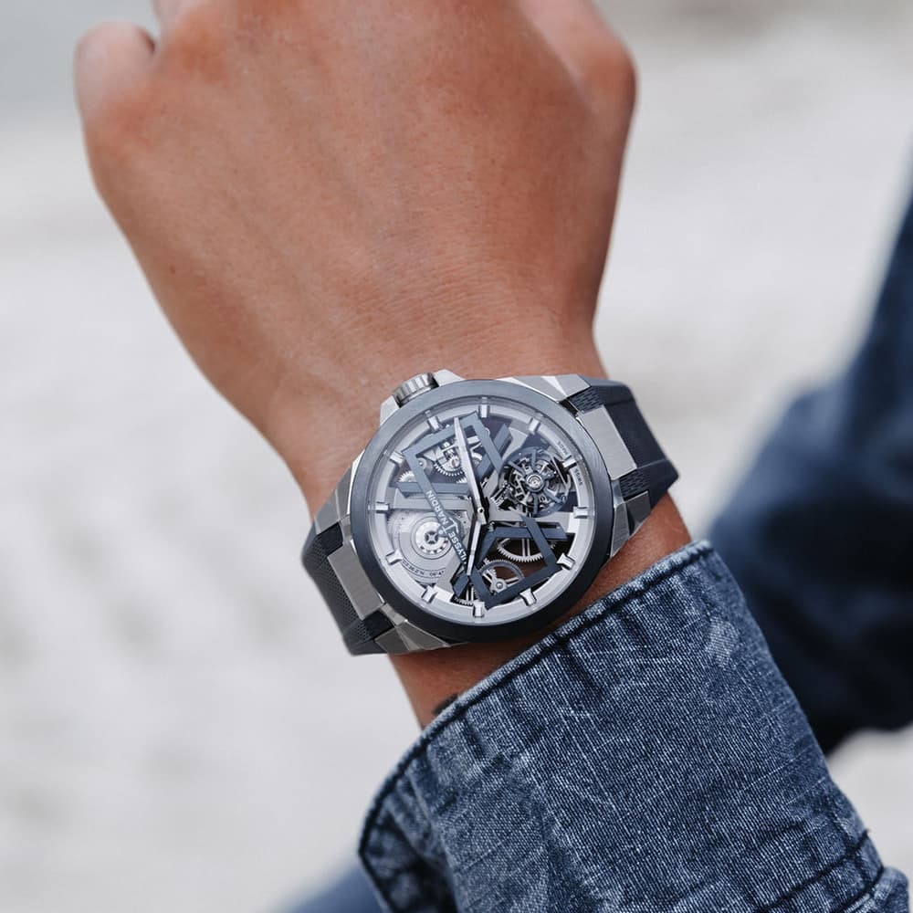 Ulysse Nardin Blast Tourbillon 45mm Titanium Blue Alligator Men’s Watch