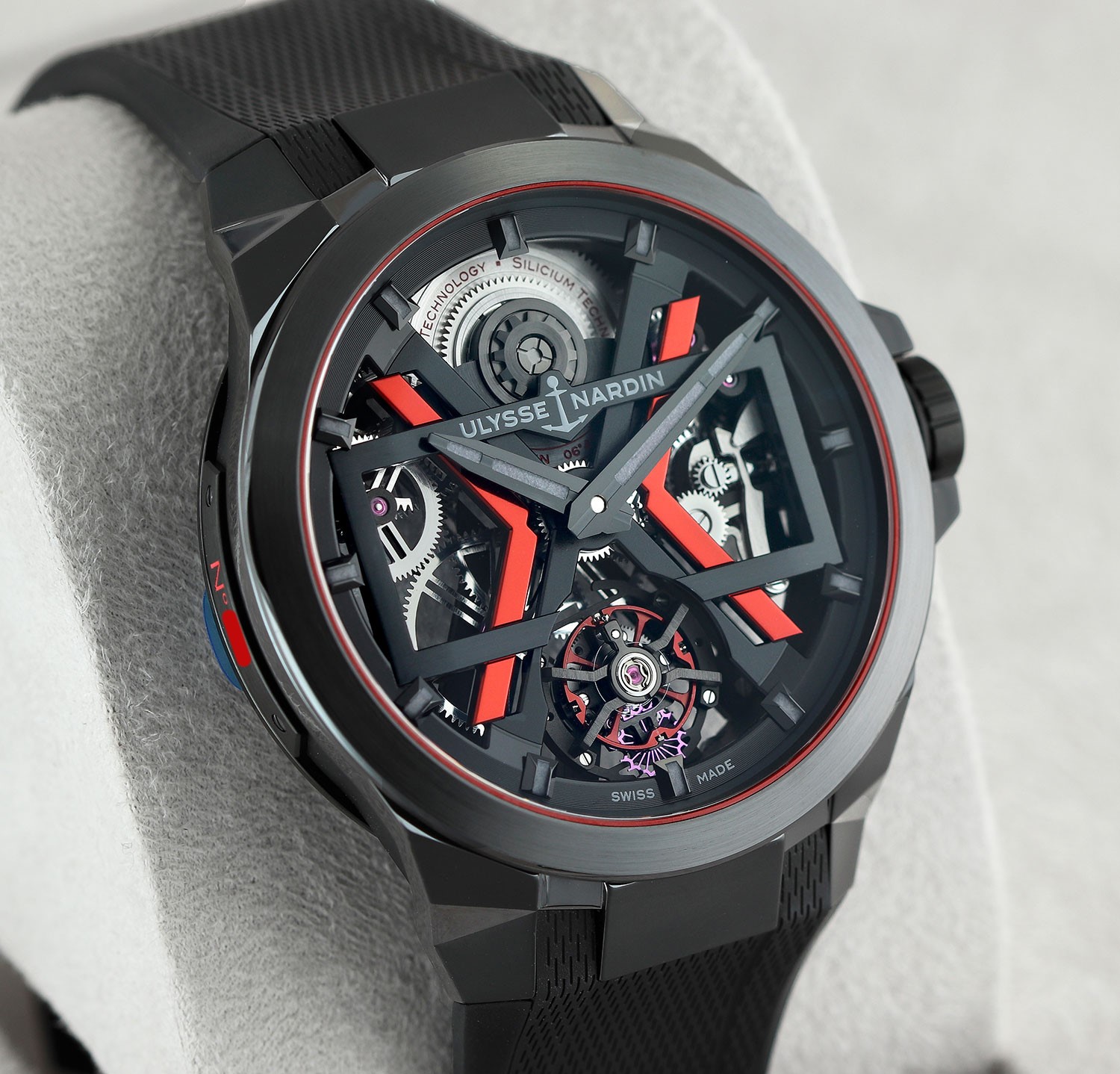 Ulysse Nardin Blast Tourbillon 45mm Titanium Ceramic Black Alligator Men’s Watch