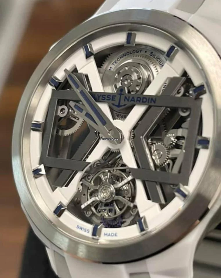 Ulysse Nardin Blast Tourbillon 45mm Titanium Ceramic Grey Rubber Men’s Watch