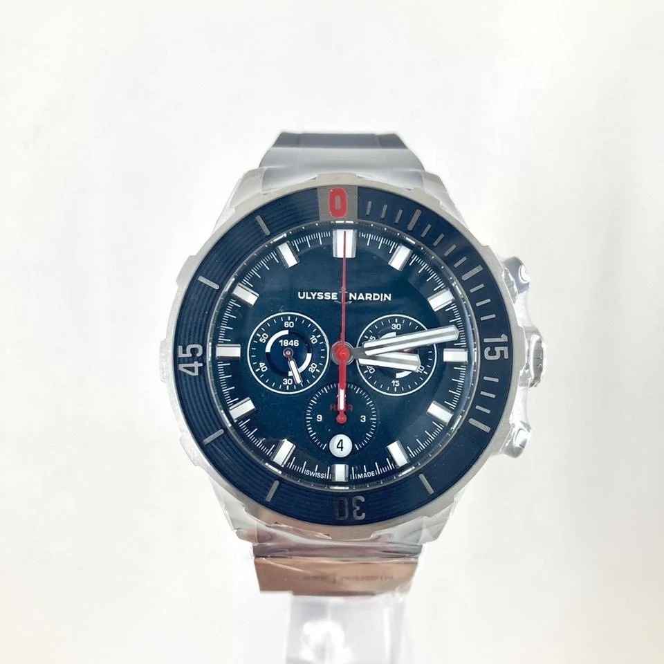Ulysse Nardin Diver Chronograph Blue 44mm Titanium Men's Watch