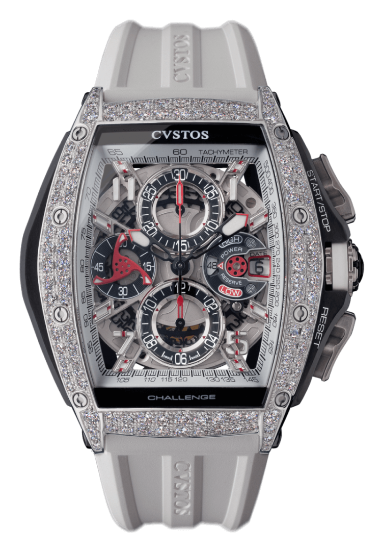 Cvstos Challenge III GT Chronograph-S Diamond White Rubber Men's Watch photo 1