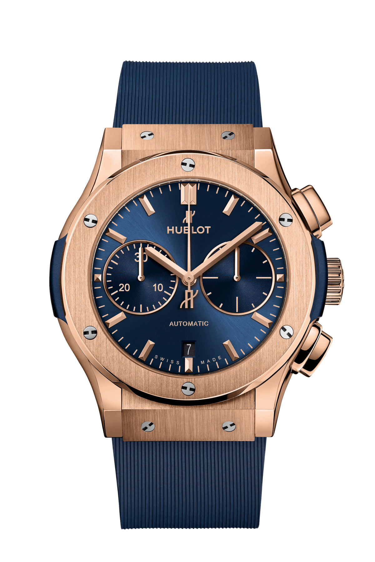 Hublot Classic Fusion Chronograph King Gold Blue 45mm Men's Watch photo 1 Hublot Classic Fusion Chronograph King Gold Blue 45mm Men's Watch photo 1