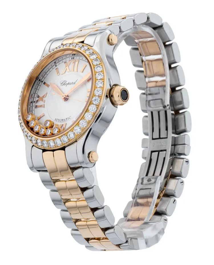 Chopard Happy Sport 36mm Steel & Rose Gold Diamond Ladies Watch photo 1