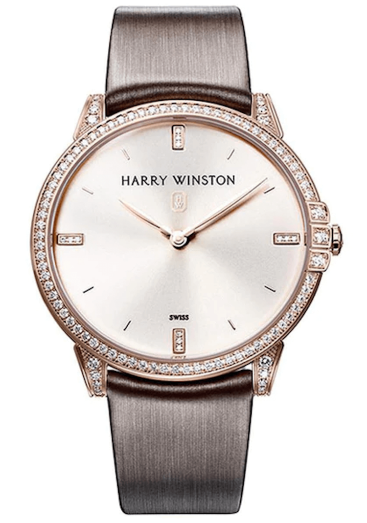 Harry Winston Midnight Champagne Sunray Diamond Ladies Watch photo 1