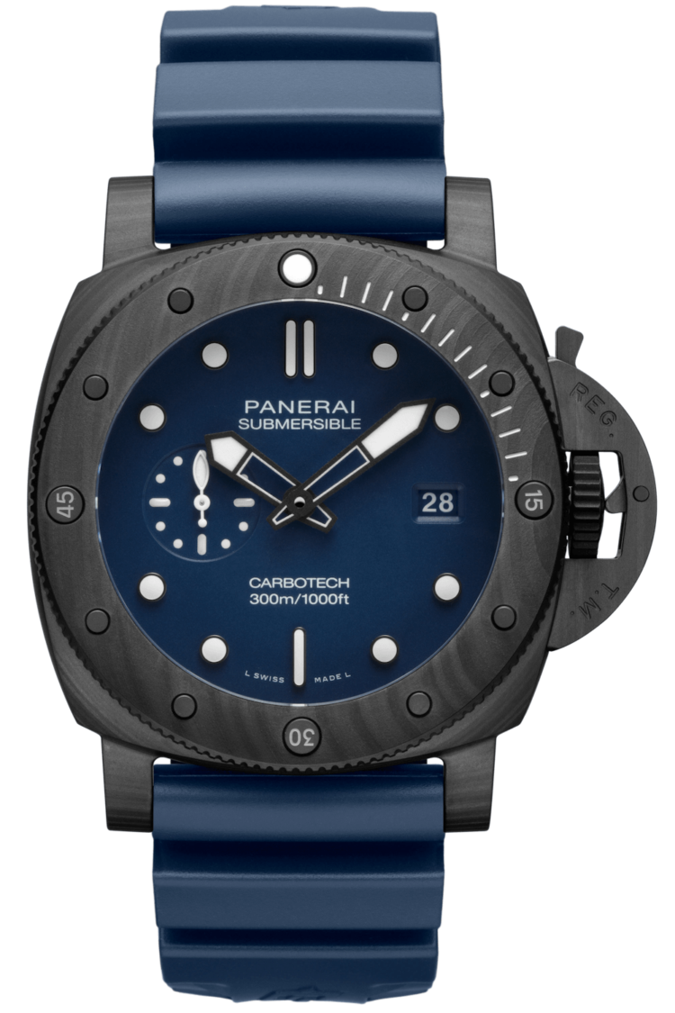Panerai Submersible QuarantaQuattro Carbotech Blu Abisso Men's Watch photo 1