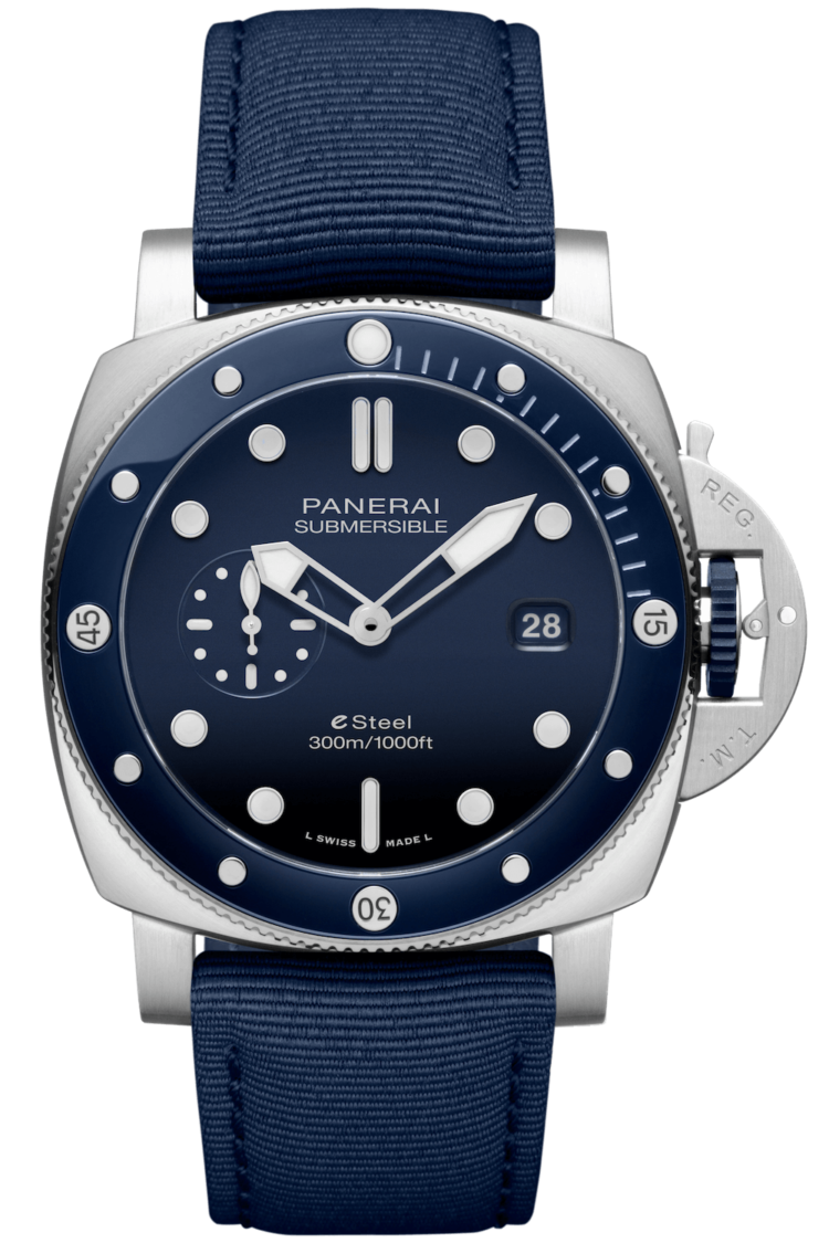 Panerai Submersible QuarantaQuattro eSteel Blu Profondo Men's Watch photo 1