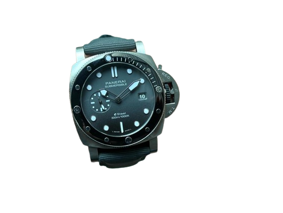 Panerai Submersible QuarantaQuattro eSteel Grigio Roccia Men’s Watch PAM01288