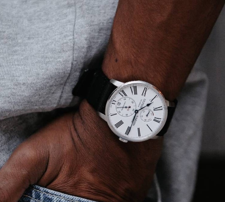 Ulysse Nardin Marine Torpilleur Chronometer 42mm Black Fishing Net Men's Watch