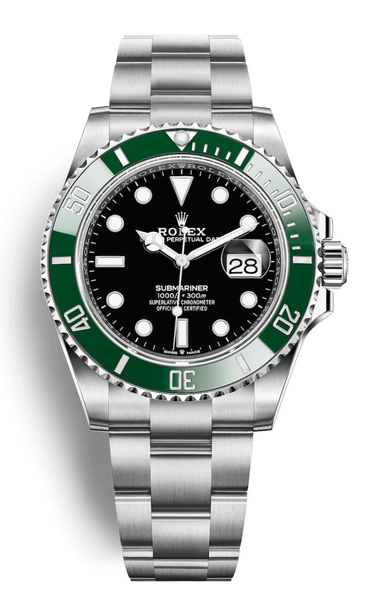 Rolex Submariner Date Green Ceramic Oystersteel Men's Watch photo 1