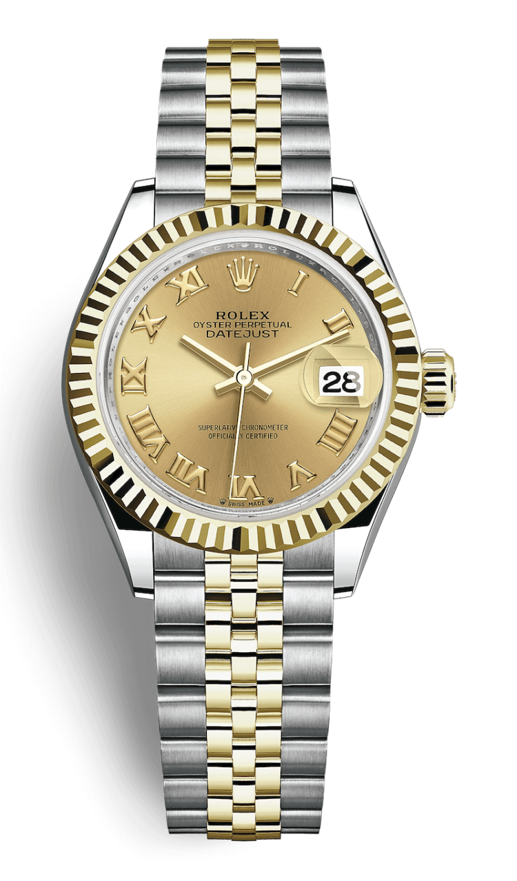Rolex Lady-Datejust Yellow Rolesor Champagne Jubilee Ladies Watch photo 1