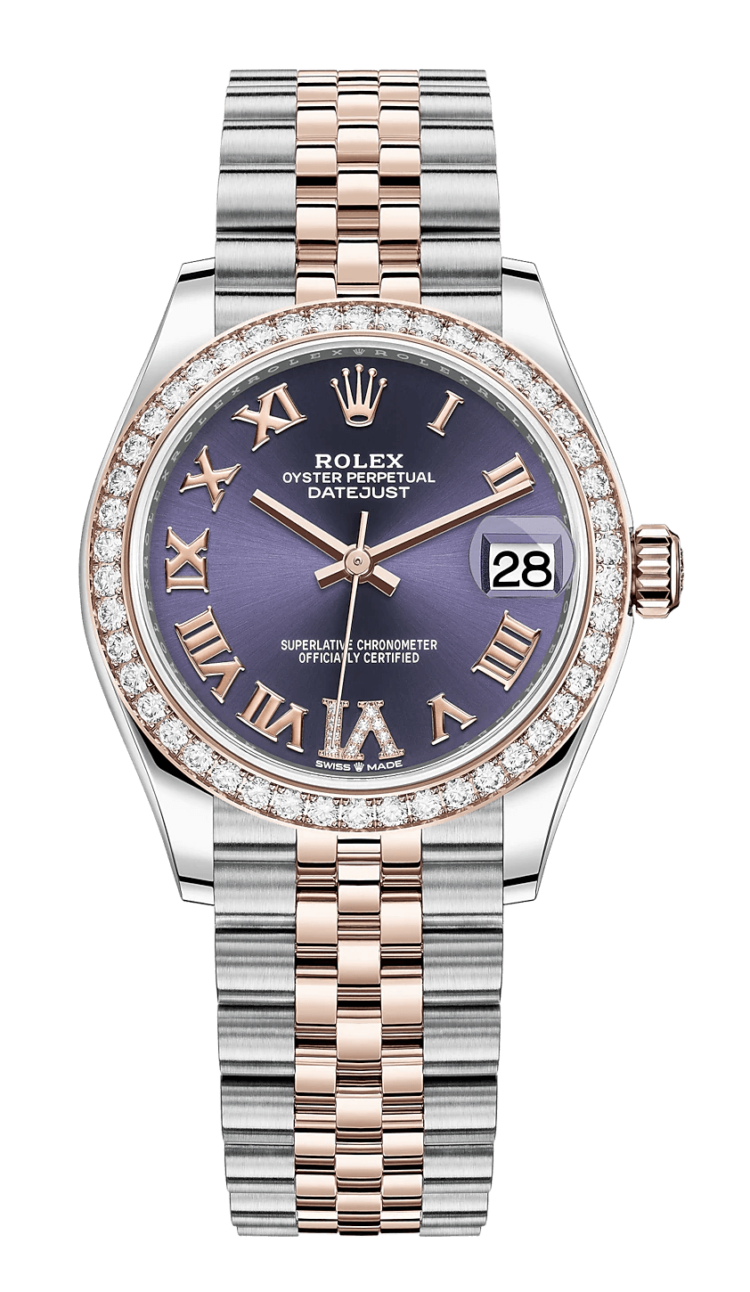 Rolex Datejust Aubergine Diamond-Set Jubilee Ladies Watch photo 1
