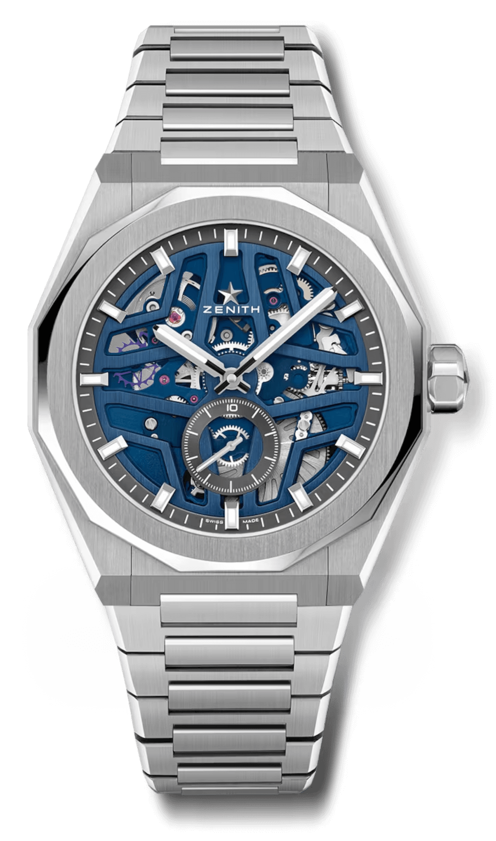 Zenith Defy Skyline Blue Skeleton Stainless Steel Men's Watch photo 1 Zenith Defy Skyline Blue Skeleton Stainless Steel Men's Watch photo 1