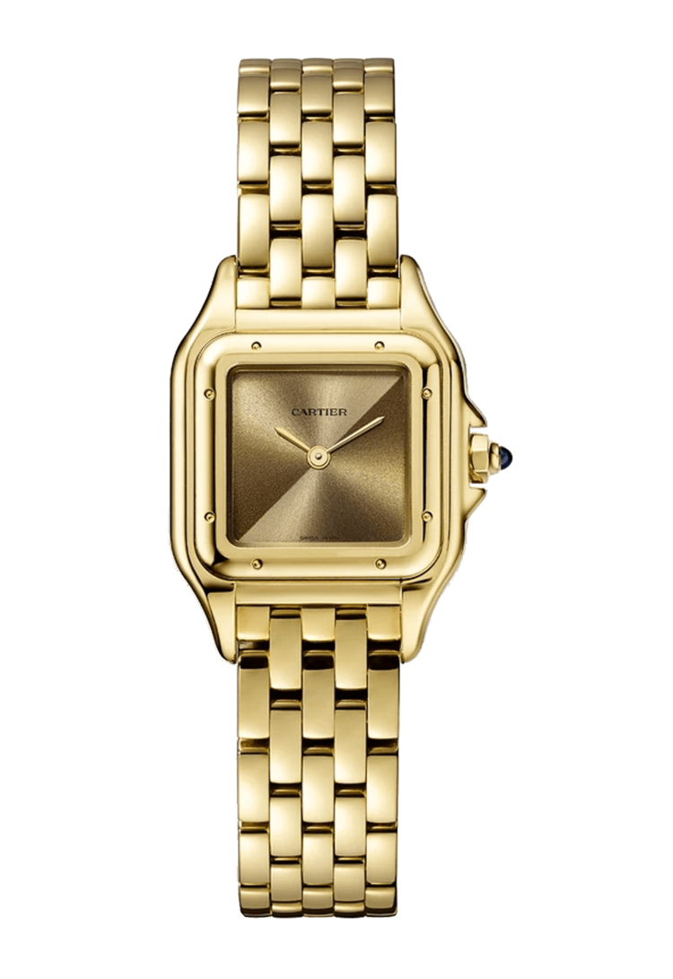 Cartier Panthere Small Model Golden Brown Yellow Gold Ladies Watch photo 1