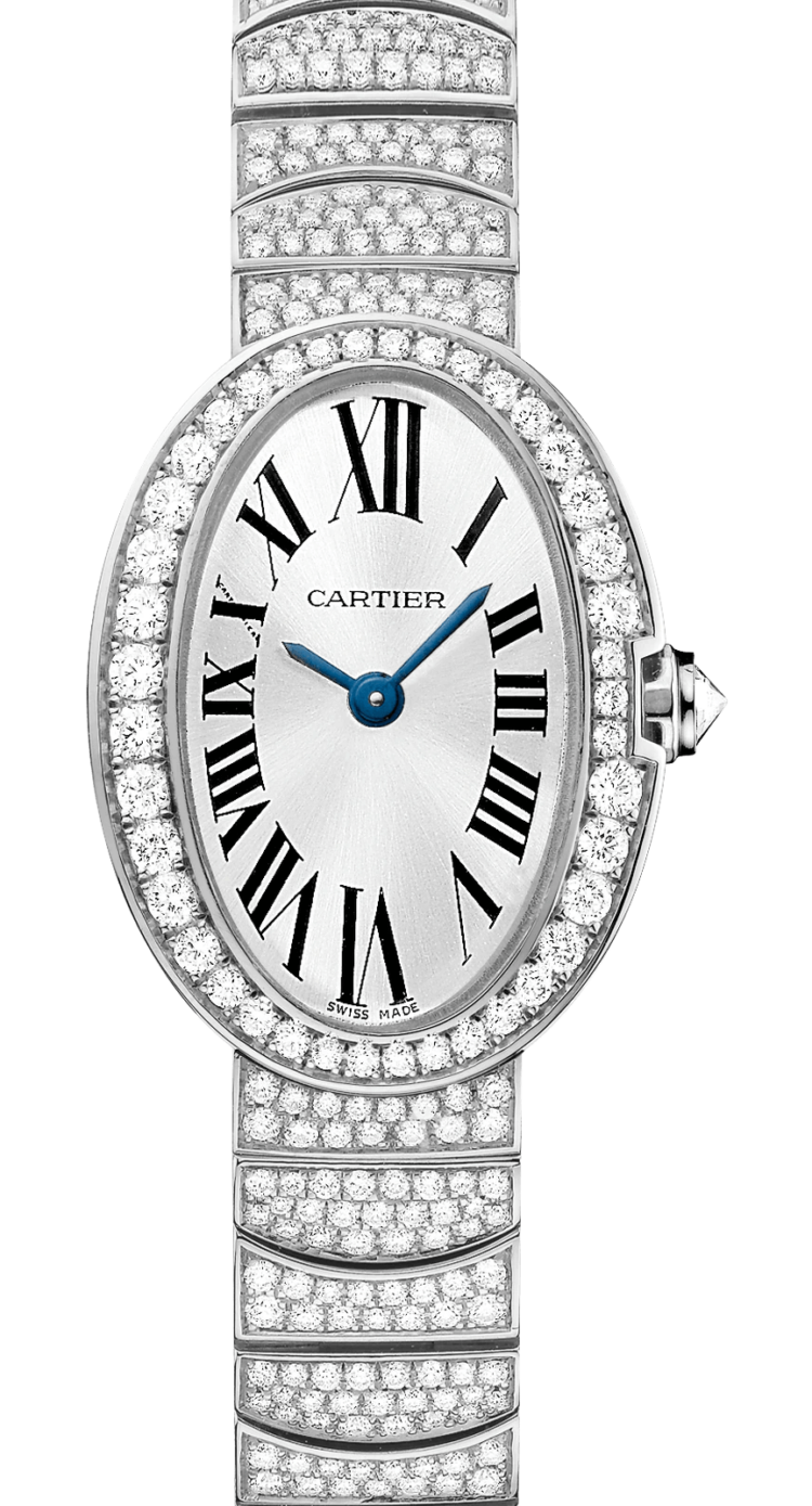 Cartier Baignoire Mini Model White Gold Diamond Bracelet Ladies Watch photo 1