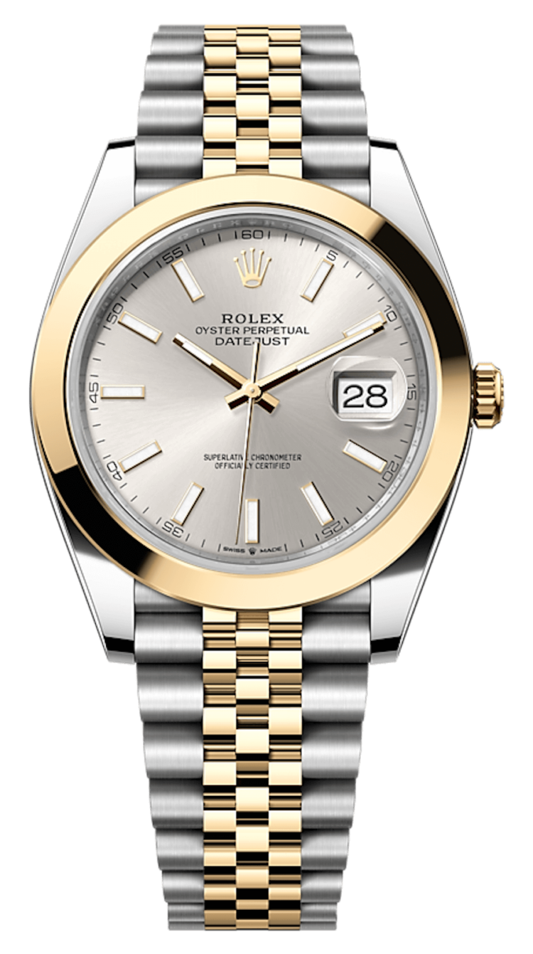 Rolex Datejust 41 Yellow Rolesor Silver Smooth Jubilee Men's Watch photo 1