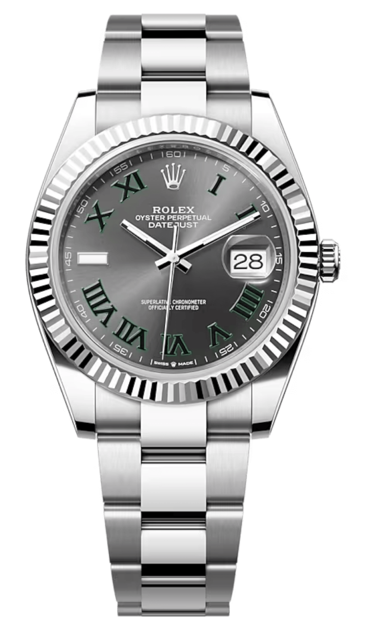 Rolex Datejust 41 Slate Roman Dial White Rolesor Oyster Men's Watch photo 1