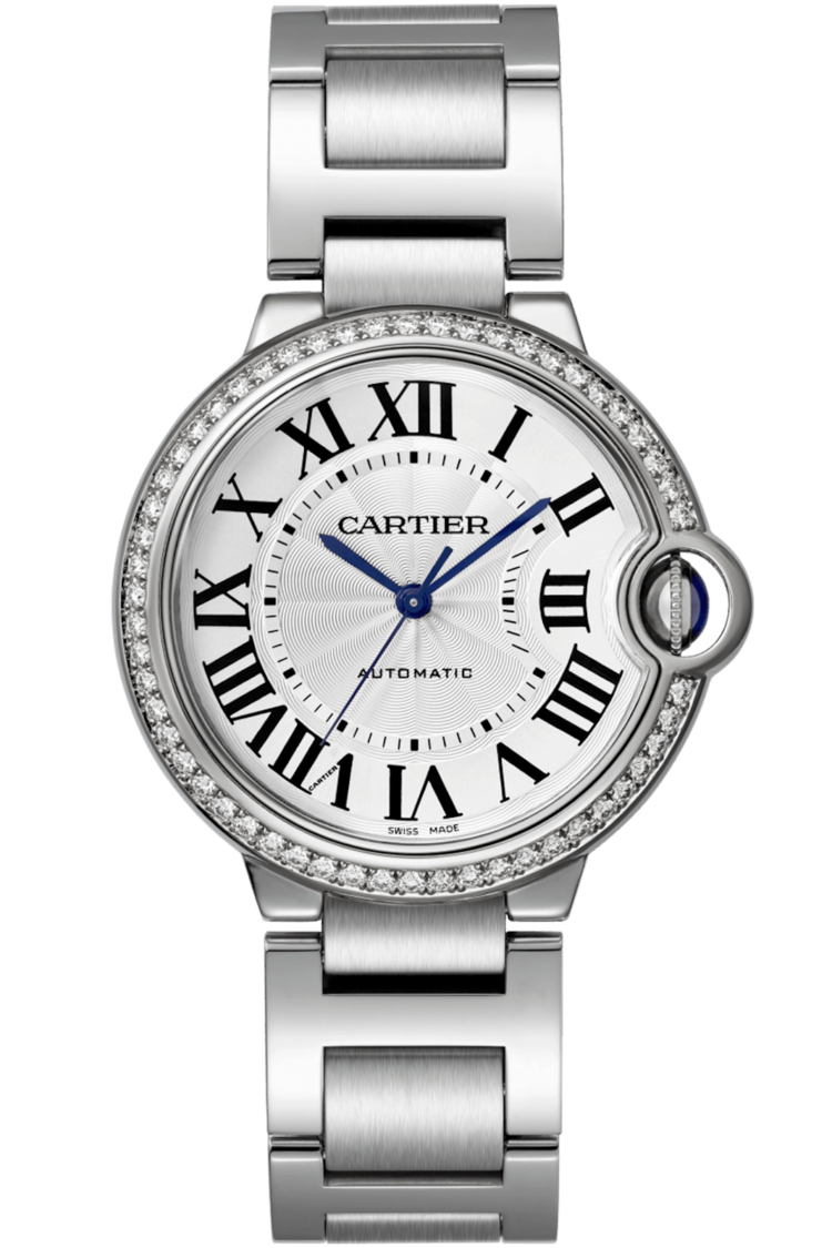 Cartier Ballon Bleu de Cartier 36mm Silver Steel Diamond Unisex Watch photo 1
