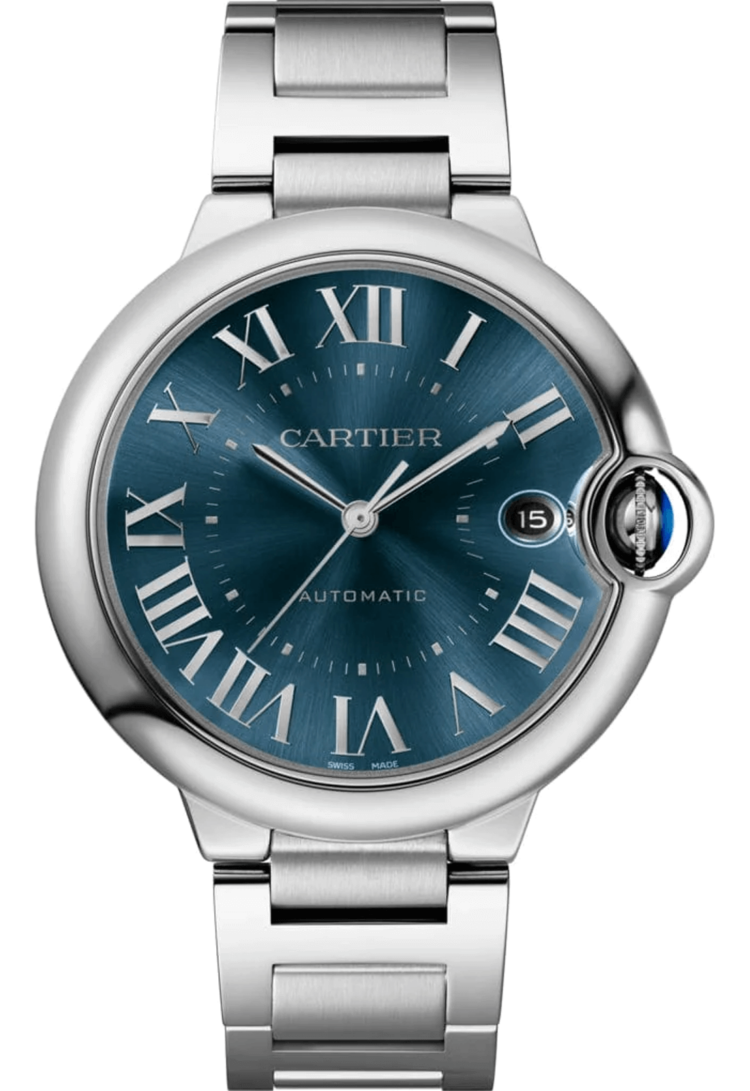 Cartier Ballon Bleu de Cartier 40mm Blue Sunray Steel Men's Watch photo 1