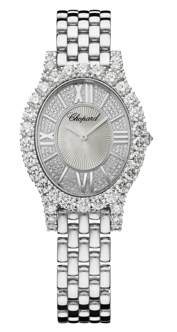 Chopard L'Heure du Diamant Oval Small White Gold Diamond Ladies Watch photo 1