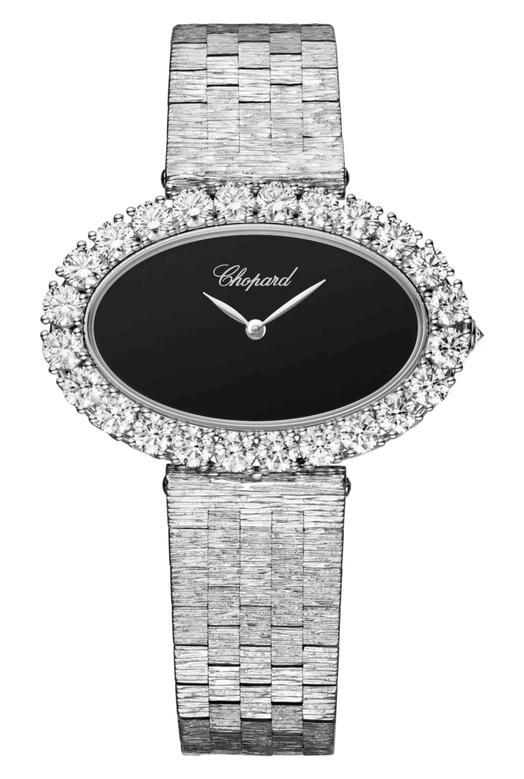 Chopard L'Heure du Diamant Vintage Medium Oval White Gold Diamond Ladies Watch photo 1