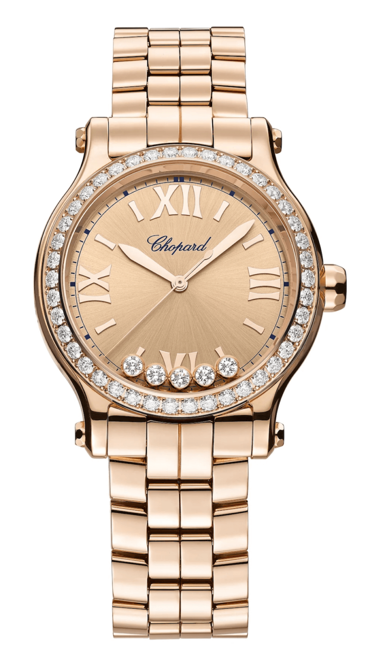 Chopard Happy Sport 33mm Ethical Rose Gold Diamond Ladies Watch photo 1