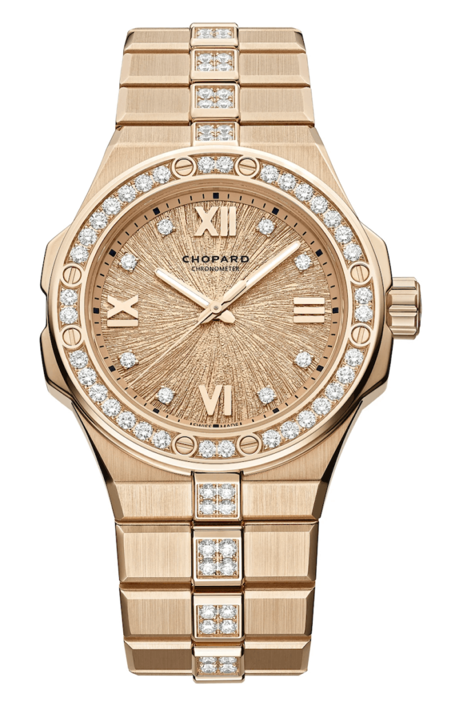 Chopard watch gold best sale