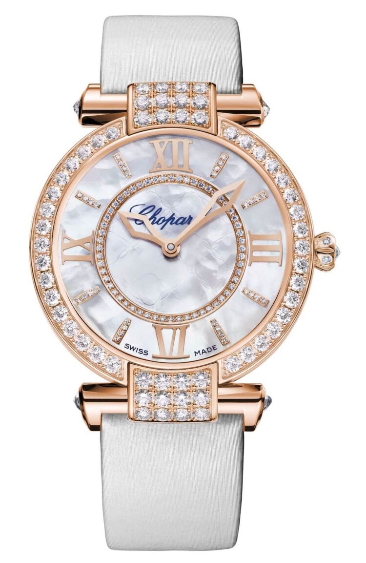 Chopard Imperiale Joaillerie Rose Gold Diamond White Mother of Pearl Ladies Watch photo 1