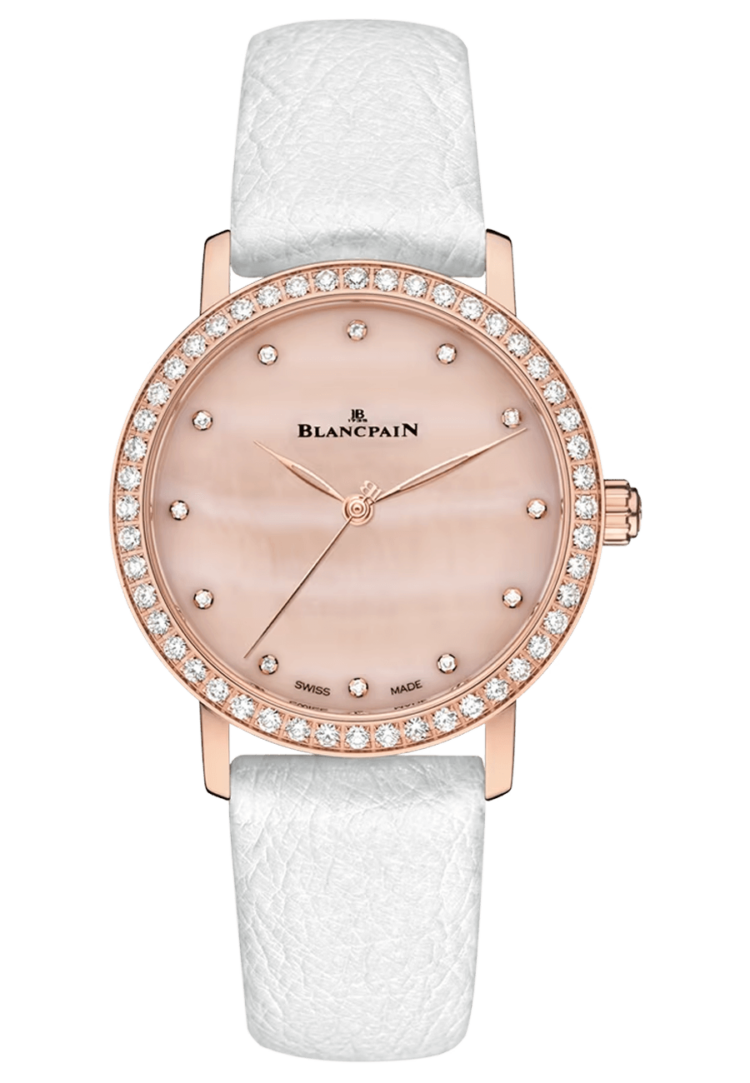 Blancpain Villeret Ultraplate Pink Mother of Pearl Diamond Ladies Watch photo 1