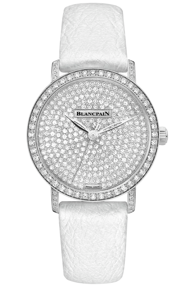 Blancpain Villeret Ultraplate Diamond White Gold Ostrich Ladies Watch photo 1